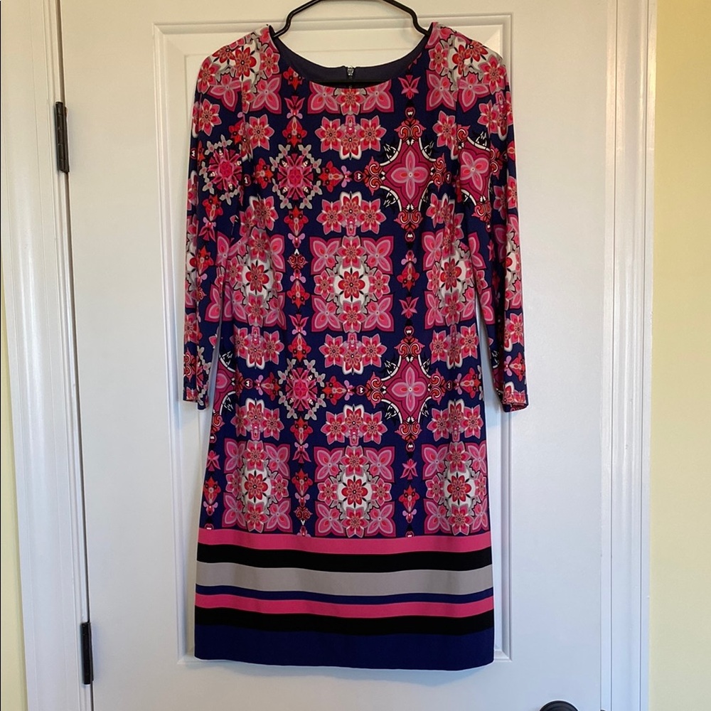 Pink and Blue Dress